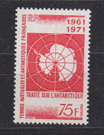 TAAF 1971 Antarctic Treaty 1v  ** Mnh (59701) ROCK BOTTOM - Unused Stamps