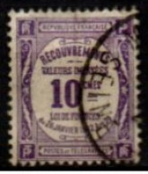 FRANCE    -   Taxe   -   1908.   Y&T N° 44 Oblitéré. - 1859-1959 Usados