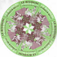 ETIQUETTE  DE  FROMAGE Neuve     SAINT PAULIN  Le Bivouac Anjou 40 % - Fromage