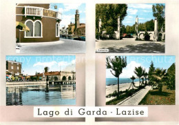 73778615 Lazise Lago Di Garda Bar Camping Strand Promenade Ansicht Vom See Aus L - Sonstige & Ohne Zuordnung