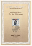 Germany Deutschland 1992-43 Tag Der Briefmarke, Stamp Day, Balloon, Canceled In Bonn - 1991-2000