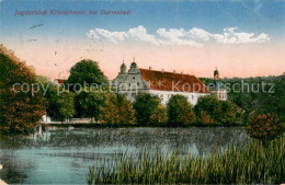 73778595 Darmstadt Jagdschloss Kranichstein Partie Am Wasser Feldpost Darmstadt - Darmstadt