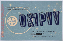 Ad9008 - Czechoslovakia - RADIO FREQUENCY CARD - 1950 - Radio