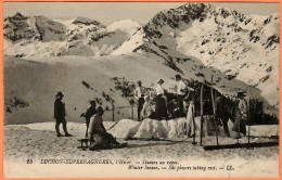 31 - B35167CPA - LUCHON -SUPERBAGNERES - SKIEURS Au Repos - Très Bon état - HAUTE-GARONNE - Superbagneres