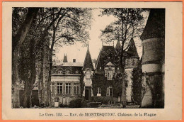 32 - B35155CPA - MONTESQUIOU - Château De La Plagne - Très Bon état - GERS - Altri & Non Classificati