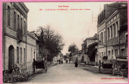 32 - B35129CPA - L'ISLE EN JOURDAIN - Avenue De La Gare - Entrepot De Charrons - Très Bon état - GERS - Other & Unclassified
