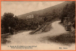 34 - B35114CPA - SAINT ST PONS - LA SALVETAT - Grand Tournant Du Sanatorium - Très Bon état - HERAULT - Saint-Pons-de-Thomières