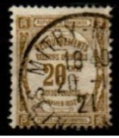FRANCE    -   Taxe   -   1908.   Y&T N° 45 Oblitéré. - 1859-1959 Usados