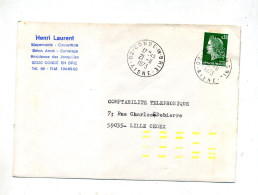 Lettre Cachet Conde En Brie Index Tri Jaune - Manual Postmarks