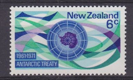 New Zealand 1971 Antarctic Treaty 1v  ** Mnh (59701C) ROCK BOTTOM - Unused Stamps