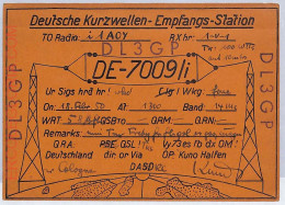 Ad9010 - GERMANY - RADIO FREQUENCY CARD -  1950 - Radio