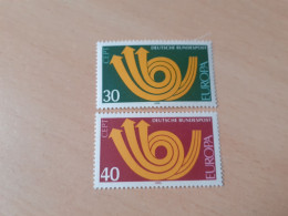 TIMBRES   ALLEMAGNE   ANNEE   1973   N  618  /  619   COTE  1,80  EUROS   NEUF  LUXE** - Neufs