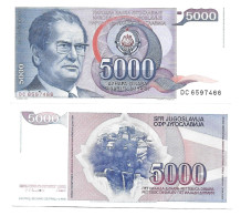 Yougoslavie Yugoslavia 5.000 Dinara 1985 UNC / NEUF - Jugoslavia