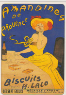 AMANDE DE PROVENCE - BISCUITS LALO - PUBLICITE - CARTE POSTALE 10 X 15 CM - Werbepostkarten