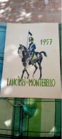 CALENDARIO  LANCIERI DI MONTEBELLO 1957 - Grand Format : 1941-60