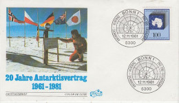 Germany 1981 Antarctic Treaty 1v FDC (59702) - 1981-1990