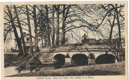 Autres & Non Classés. Aveny. Le Pont Sur L'Epte Et La Gare D'Aveny. - Other & Unclassified