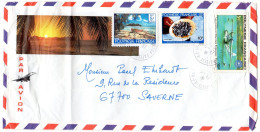 1987  Lettre Par Avion  Envoyée à SAVERNES 67 - Cartas & Documentos