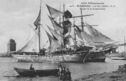 SAINT-SERVAN - Saint-Malo - Le Port Solidor - Retour De La Grande Pêche - Belle Et Rare Carte - Animé - Saint Servan