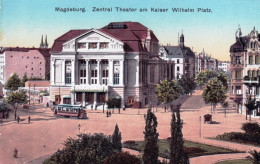 MAGDEBURG -  Zentral Theater L Kaiser Wilhelm Platz - Maagdenburg