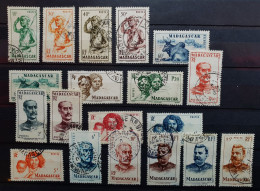 04 - 23 - Madagascar - N° 300 à 318 - Oblitéré  - Série Complète - Used Stamps