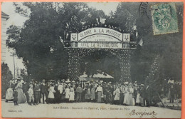 CARTE RAVIERES - 89 - SOUVENIR DU FESTIVAL 1907 - ENTREE DU PATIS -2 SCANS-16 - Sonstige & Ohne Zuordnung