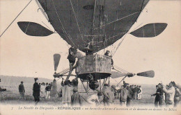 CPA - Nacelle Du Dirigeable REPUBLIQUE - Aeronaves