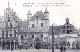 MALINES - MECHELEN - Nouvel Hotel De Ville Et Anciennes Halles - Nieuw Stadhuis En Oude Hallen - Malines