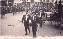MALINES - MECHELEN - Le Prince Et La Princesse Albert De Belgique - 2 Juin 1907 - Le College A L'hotel De Ville - Malines