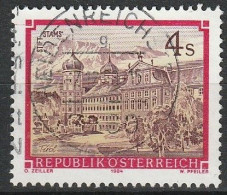 Série Monastères, Timbre Autriche Oblitéré "Stift Stams" Tyrol 1984 N° 1620 - Used Stamps