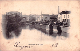 59 - LA BASSEE - Les Quais - Peniche A Quai - Autres & Non Classés