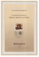 Germany Deutschland 1992-45 250. Geburtstag Gebhard Leberecht Von Blucher Furst, Prussian Field Marshal, Horse, Bonn - 1991-2000
