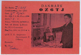 Ad9019 - DENMARK - RADIO FREQUENCY CARD -  1950 - Radio