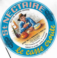 ETIQUETTE  DE  FROMAGE NEUVE ST NECTAIRE LE CASSE CROUTE BEAUMONT PUY DE DOME - Cheese