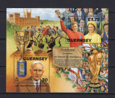 Guernsey 1998 Football Soccer S/s MNH - Unused Stamps