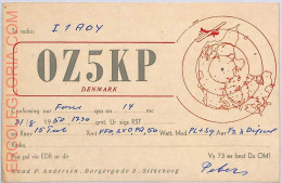 Ad9020 - DENMARK - RADIO FREQUENCY CARD -  1950 - Radio
