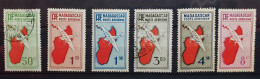 04 - 24 - Madagascar - Poste Aérienne Entre N°1 Et N°8 * Et Oblitéré - Airmail