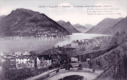 Lago Di Lugano  - LUGANO -  Paradiso - Panorama Verso Castagnola E Porlezza - Other & Unclassified