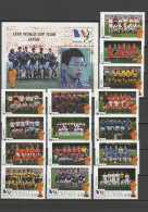 Guyana 1998 Football Soccer World Cup Set Of 32 + S/s MNH - 1998 – Frankrijk