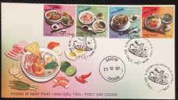 FDC Vietnam Viet Nam With Specimen Stamps 2021 : Vietnamese Cuisine / Food - Series 2 (Ms1153) - Viêt-Nam
