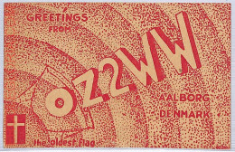 Ad9023 - DENMARK - RADIO FREQUENCY CARD -  AALBORG - 1947 - Radio