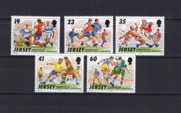 Jersey 1996 Football Soccer European Championship Set Of 5 MNH - Fußball-Europameisterschaft (UEFA)