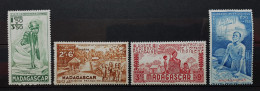 04 - 24 - Madagascar - Poste Aérienne N° 41 - 42 - 43 - 44 - Tous ** - MNH - Luchtpost