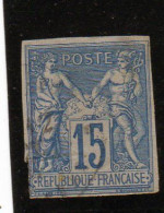 COLONIES SAGE 15 Centimes   Bleu Oblitéré - Sage