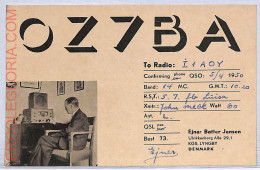 Ad9024 - DENMARK - RADIO FREQUENCY CARD - 1950 - Radio