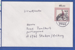 Bund Jugend 1985 Mi.-Nr. 1244 EF Auf Drucksache V. SINGEN Nach Österreich - Sonstige & Ohne Zuordnung