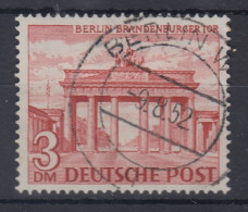 Berlin Bauten 3DM Brandenburger Tor Mi.-Nr. 59 Schön Gestempelt BERLIN W  9.8.52 - Used Stamps