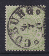 Norddeutscher Bund 1 Kreuzer Gezähnt Mi.-Nr. 19 Gest. COBURG - Used