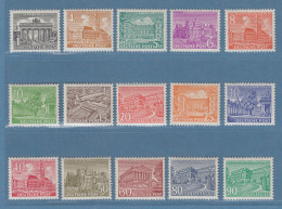 Berliner Bauten Alle 15 Pfennigwerte 1Pfg -90Pfg Mi.-Nr 42-56  Kpl. Postfrisch - Unused Stamps