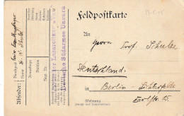 4935 9 Feldpostkarte 13-05 -1915 Violet: Deutscher Lazarettzug  „Vau“ Deutsche Südarmee Ungarn . - Guerre 1914-18
